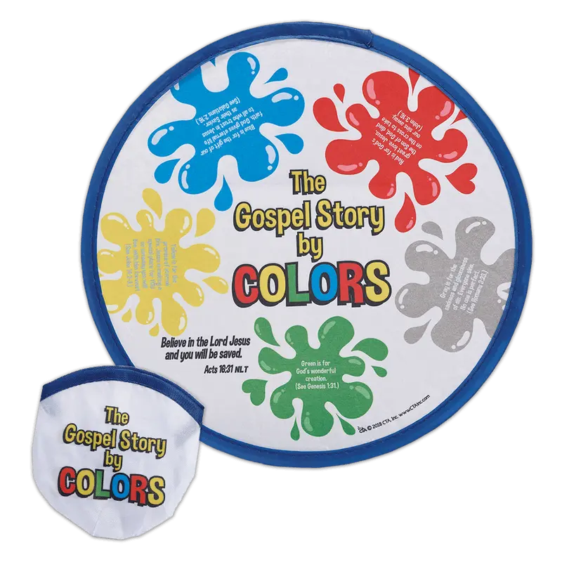 Nylon Flying Disk – Gospel Story Told Through Color Coding 1