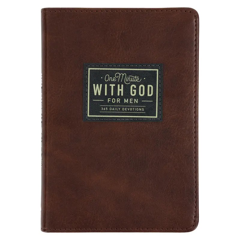 One Minute With God For Men: 365 Leather-Bound Daily Devotions 1