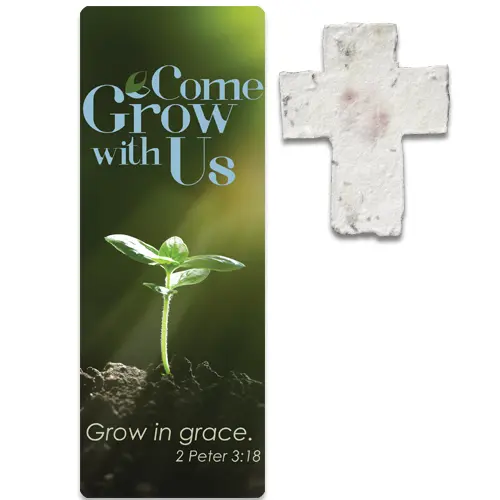 Plantable Seed Cross & Jumbo Bookmark Combo Set 1