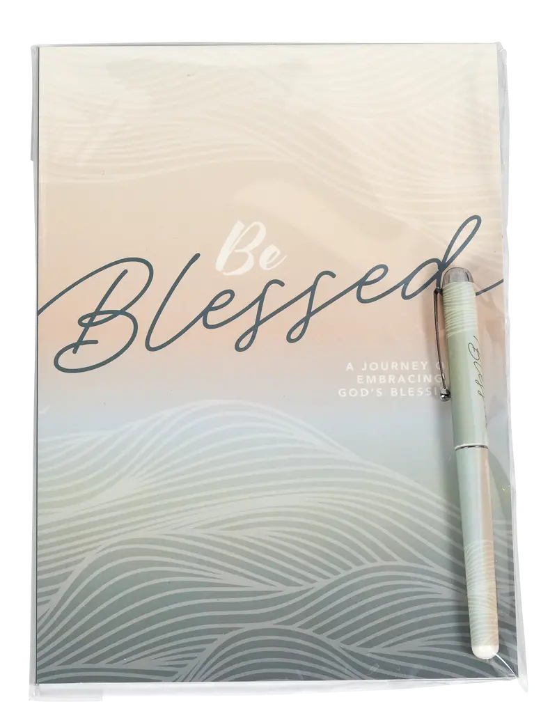 Prayer Journal And Premium Pen Combo – 'Be Blessed' Inspirational Gift 1