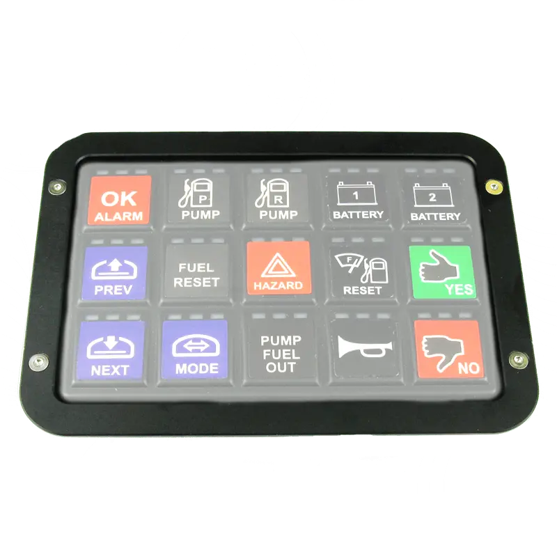 Race-Grade Flush-Mount Bezel For 15-Button Keypad 1