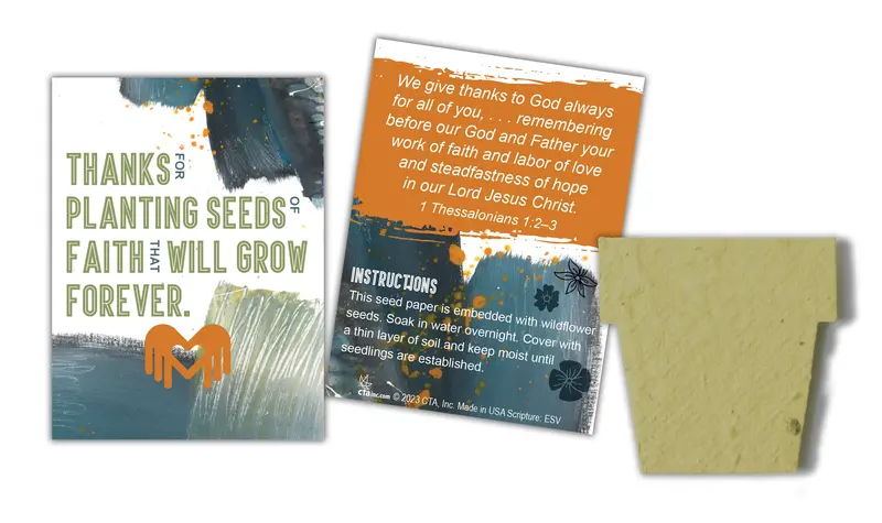 Recycled Seed Packet Gift Set – Nurturing Faith Like A Garden 1