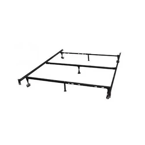 Reinforced 7-Leg Metal Bed Frame – Adjustable For Twin, Full, And Queen Mattresses 1