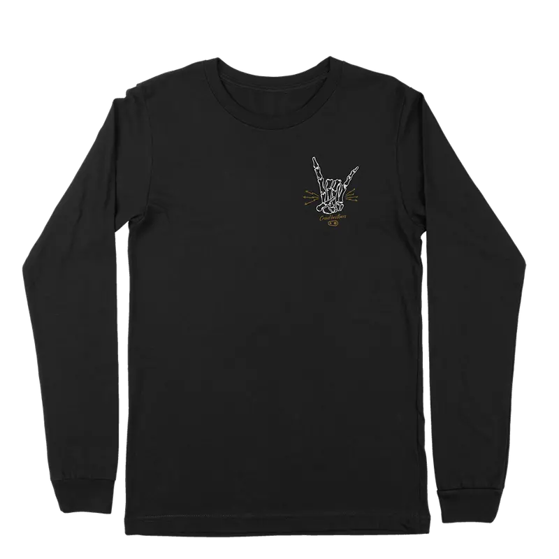 Rock & Roll Long-Sleeve Black T-Shirt 1