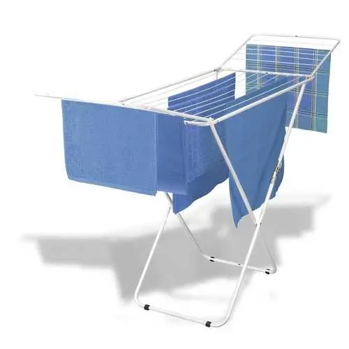 Rustproof Welded Steel Indoor/Outdoor Laundry Drying Rack With Smooth Finish 1