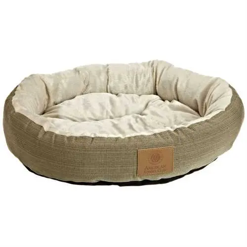 Sage Green Round Pet Bed (22") – Machine-Washable For Small Dogs Or Cats 1