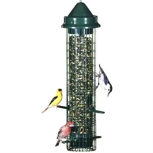 Squirrel-Resistant Bird Feeder With 1.4-Quart Seed Capacity 1