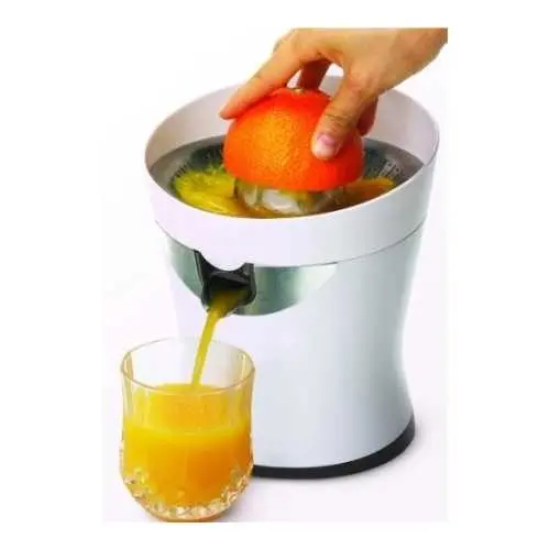 Stainless Steel Electric Citrus Juicer – White Compact Kitchen Appliance 1