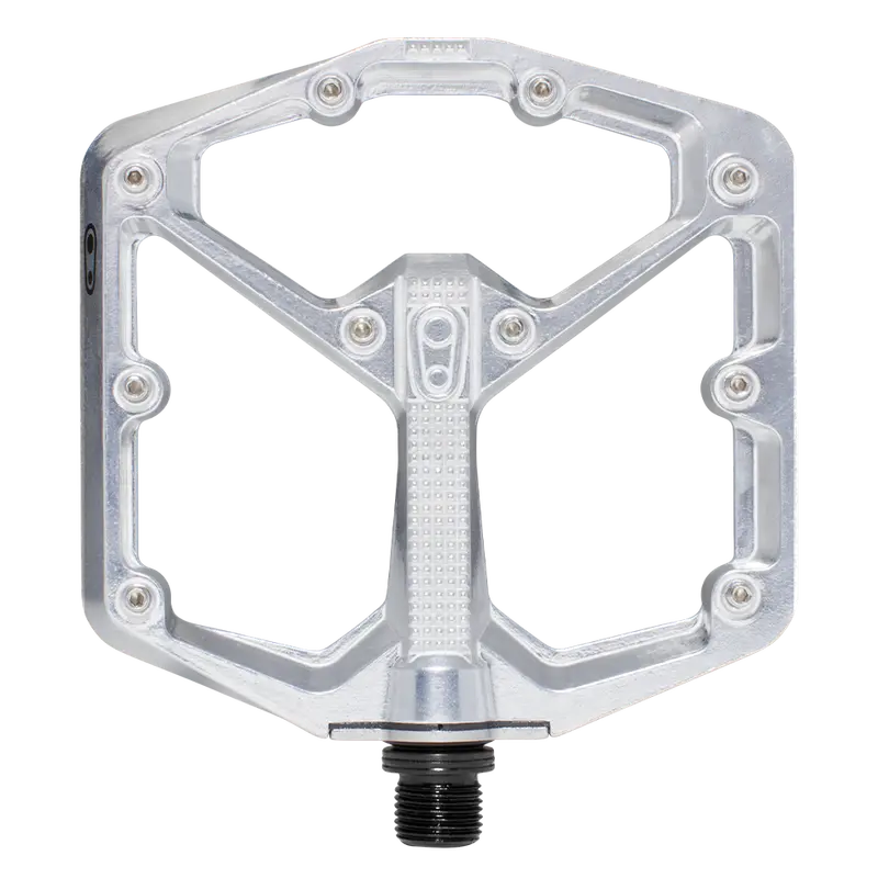 Stamp 7 Large Alloy Flat Pedals – Silver Finish 1