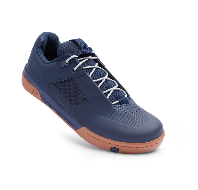 Stamp Lace Flat Shoe – Navy & Gum 1
