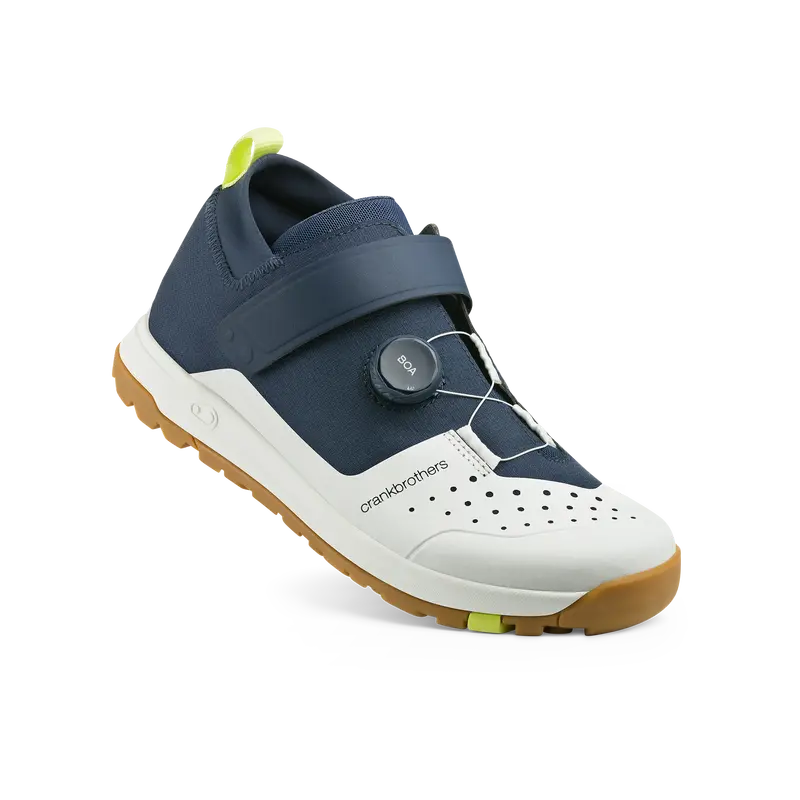 Stamp Trail Boa® Flat Cycling Shoes – Navy & Grey 1