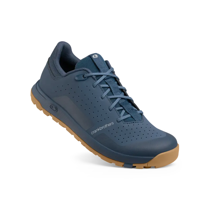Stamp Trail Flat Mountain Bike Shoes – Navy And Gum 1