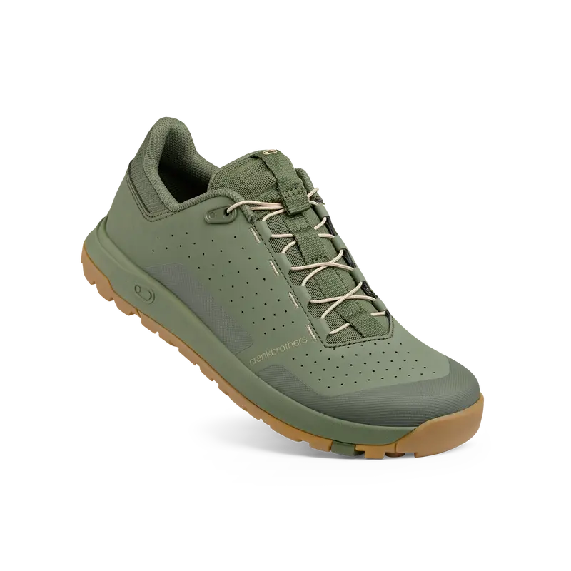Stamp Trail Speed Lace Flat Mtb Shoes – Green/Gum 1