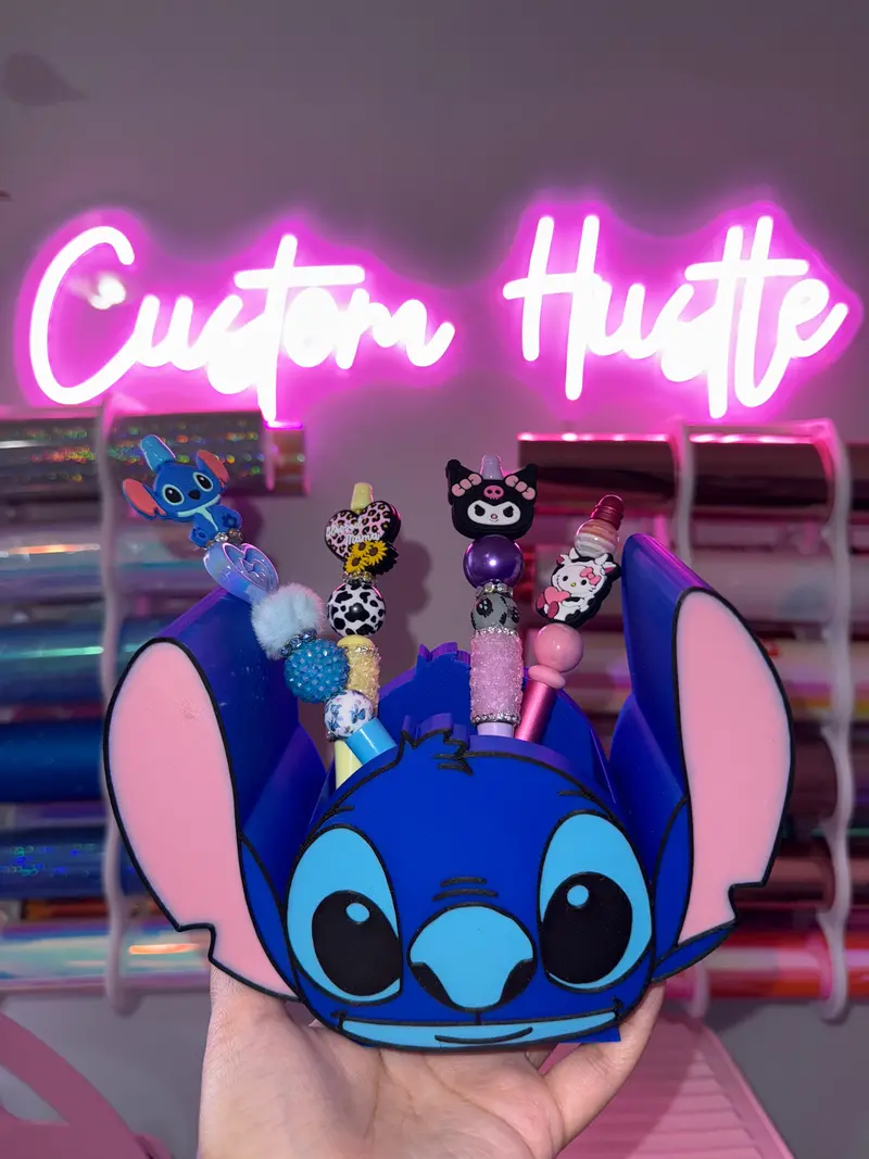 Stitch Multi-Use Pencil And Makeup Brush Stand 1
