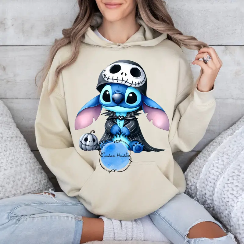 Stitch X Jack Halloween Hoodie 1