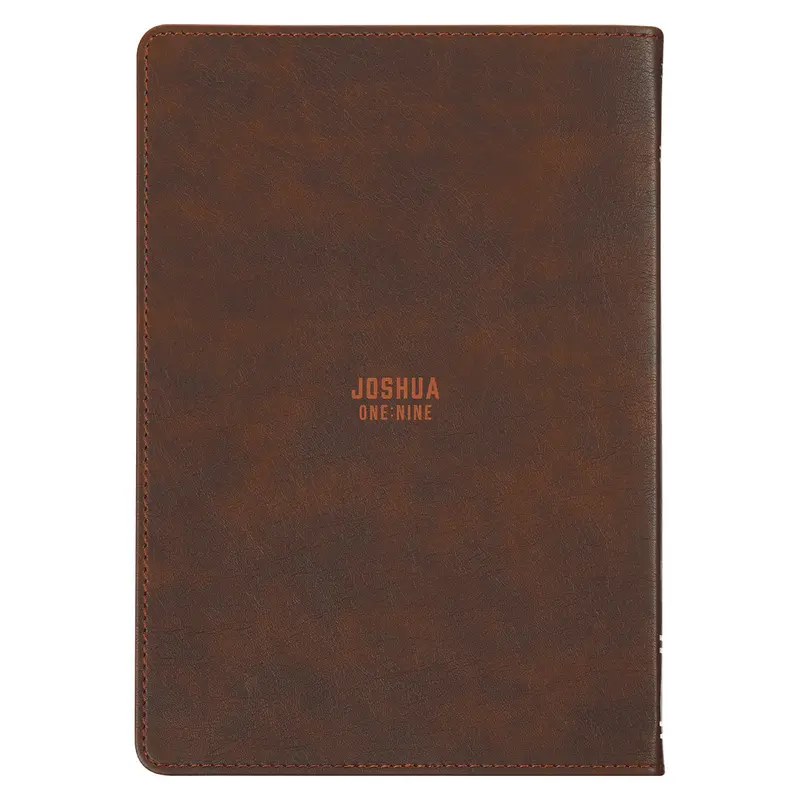 Strength And Courage Journal: Brown Faux Leather Writing Notebook 2