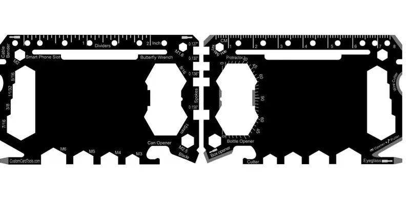 Tailored Business Card Multi-Tool – Model 1, Designed For Brand Impact 1