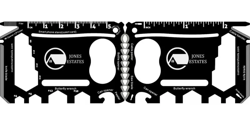 Tailored Card-Format Multi-Tool – Stainless Steel Model 2 1