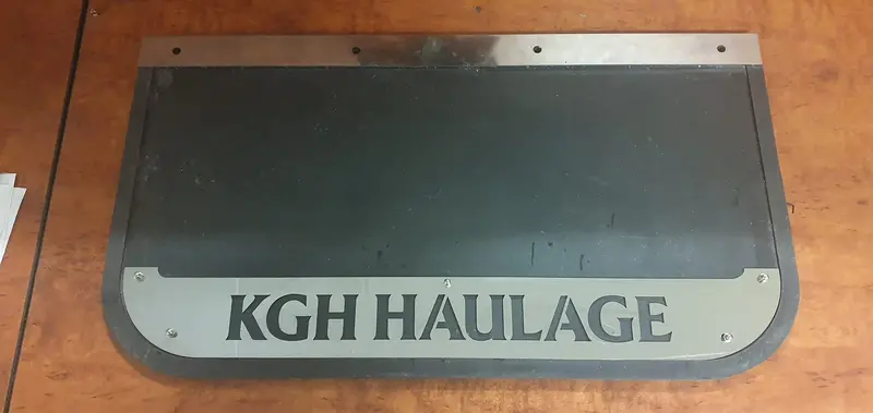 Tailored Stainless Steel Mudflap Weights – Kgh Haulage 1