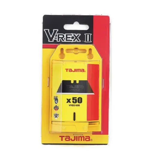 Tajima Vrb2-50B V-Rex Ii Replacement Utility Knife Blades (50-Pack) 1