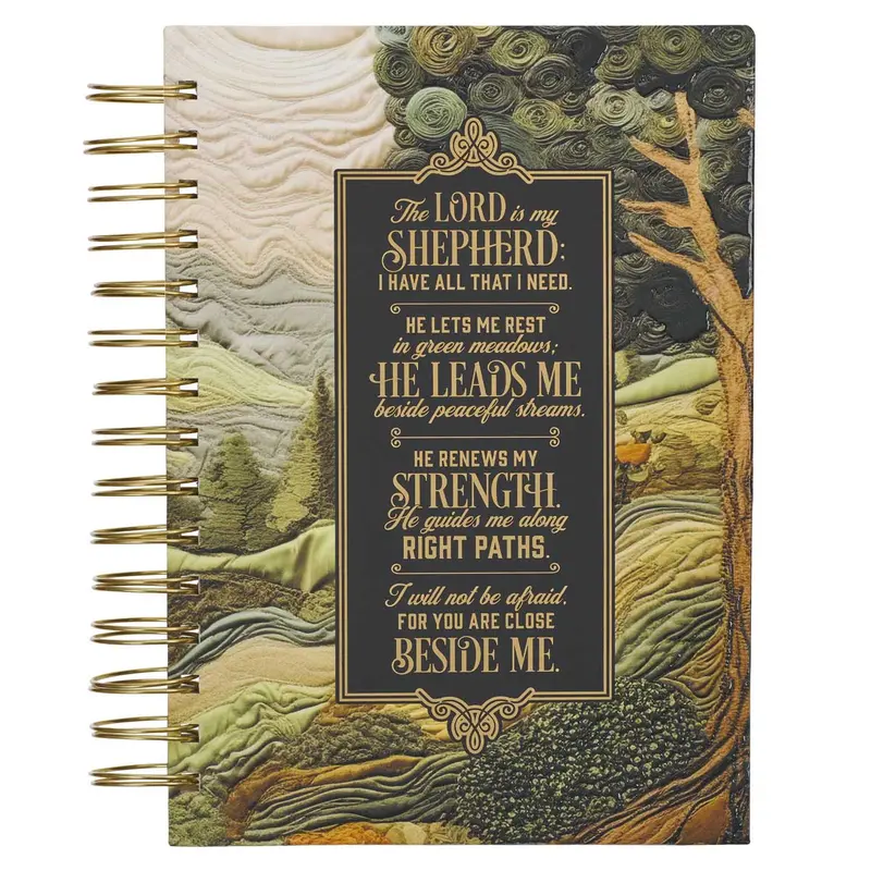 'The Lord Is My Shepherd' Hardcover Wirebound Journal 1
