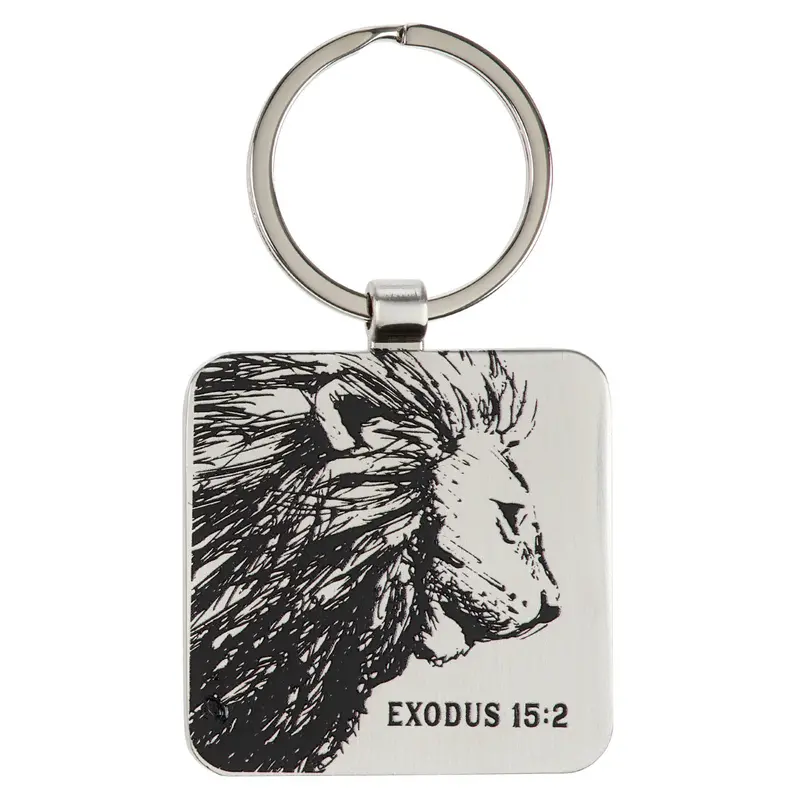 The Lord Is My Strength Key Ring – Durable Metal Accessory With Encouraging Verse 1
