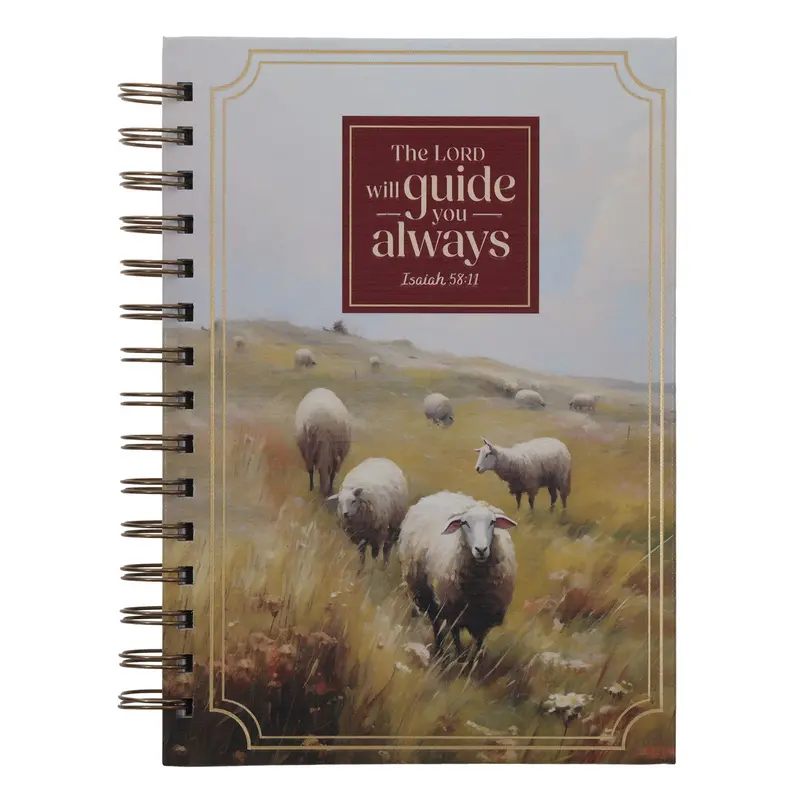 'The Lord Will Guide You Always' Hardcover Wirebound Reflection Journal 1