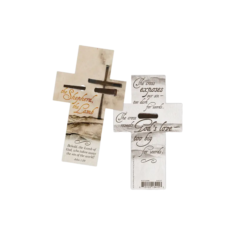 The Shepherd, The Lamb Cross Nail Bookmark 1