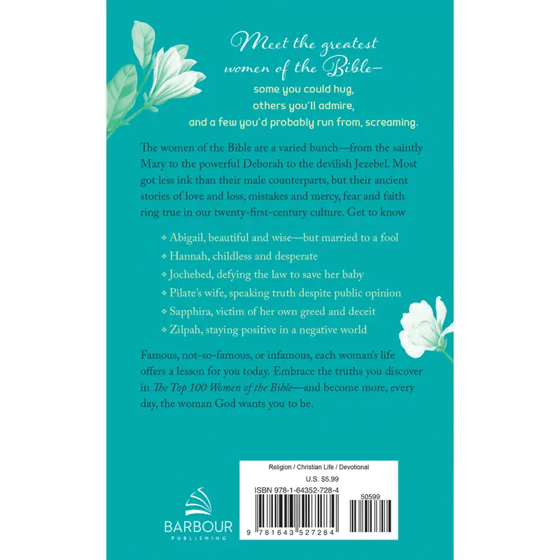 The Top 100 Women Of The Bible: Inspiring Profiles And Biblical Insights – Paperback 2