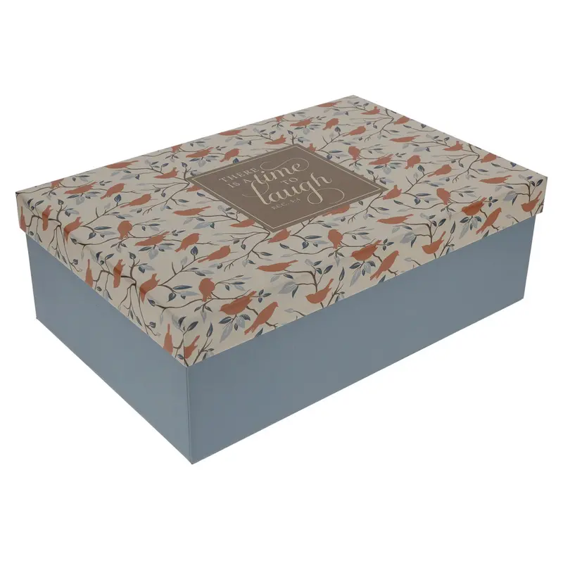 'There Is A Time To Laugh' Small Stackable Gift Box 1