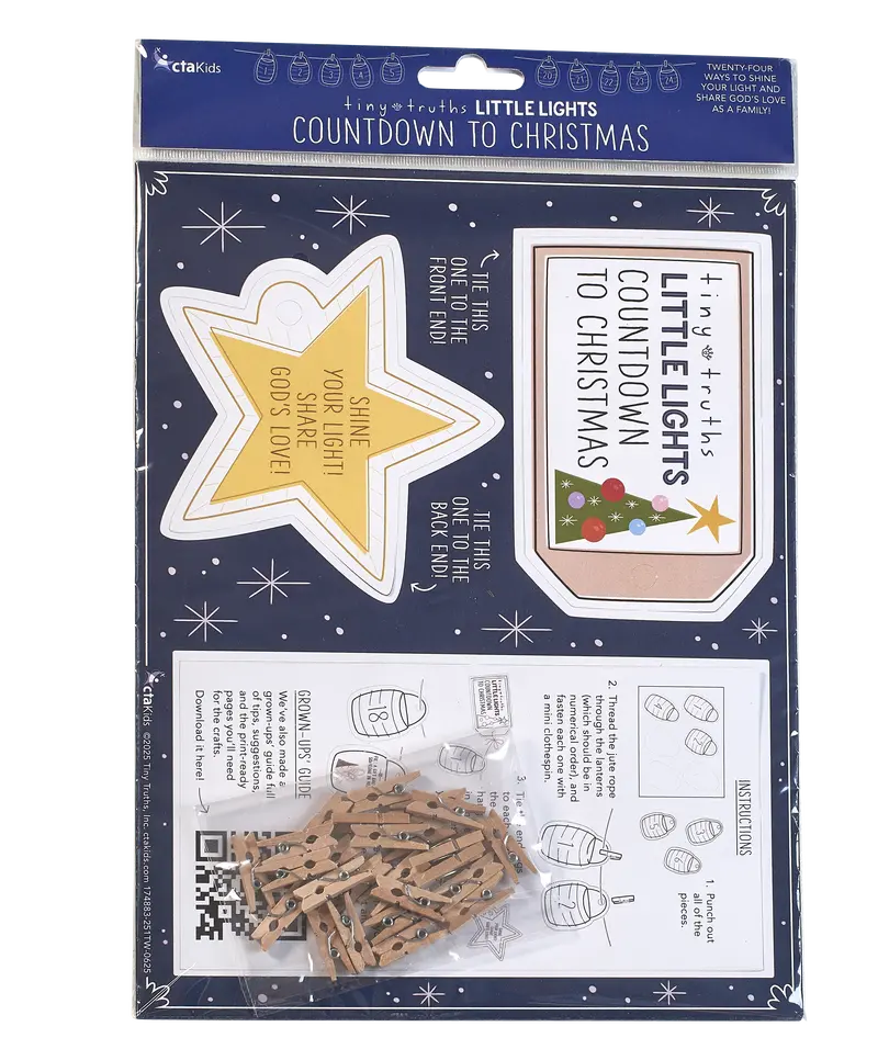 Tiny Truths Little Lights: Advent Countdown Kit 1