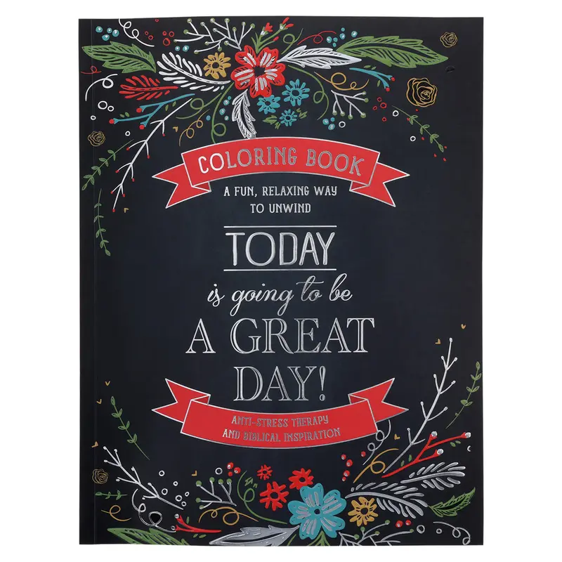 Today Will Be Amazing: Uplifting Coloring Book For Daily Joy (Paperback) 1