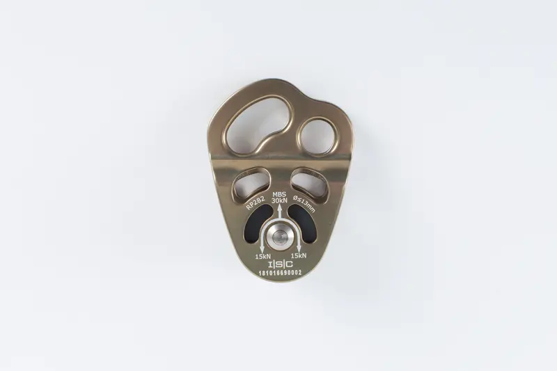 Treezers Phlotich Bs Gold Pulley – Lightweight, High-Efficiency Rigging Pulley 1