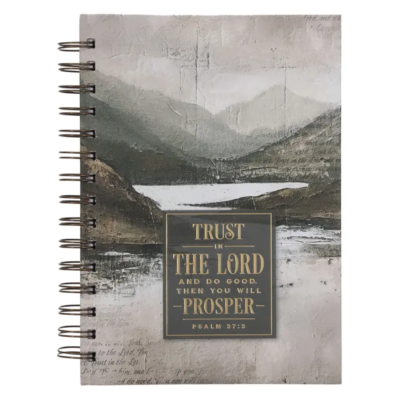 'Trust In The Lord And Do Good' Hardcover Wirebound Journal 1