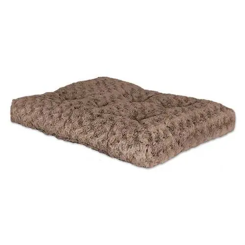 Tufted Synthetic Fur Pet Bed – 35 X 23 Inch, Supports Dogs Up To 70 Lbs 1