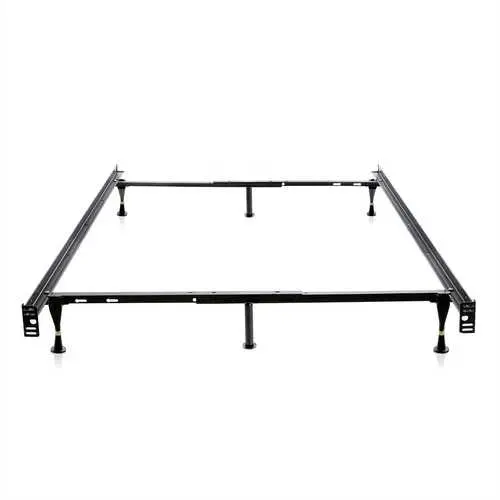 Twin/Full 6-Leg Metal Bed Frame – Heavy-Duty Glide Legs For Stability 1