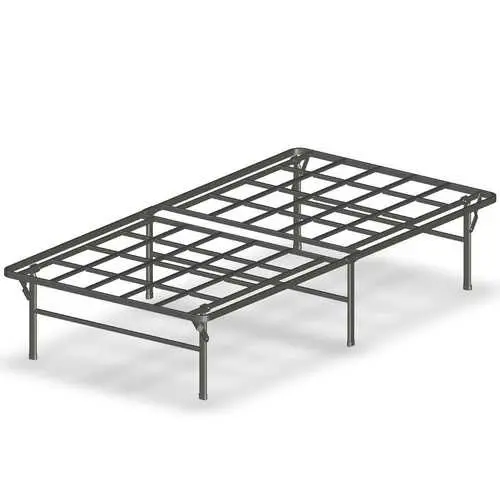 Twin Xl Foldable Platform Bed Frame – Space-Saving Heavy-Duty Metal Design 1