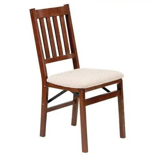 Two-Piece Folding Dining Chair Set With Padded Upholstered Seats 1