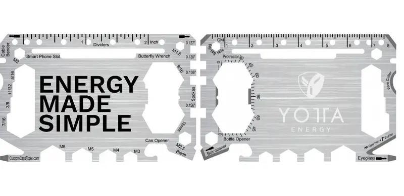 Ultra-Compact Multi-Function Tool Card – Model 1 1
