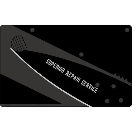 Ultra-Portable Folding Knife – Credit-Card Form, Laser Personalized 1