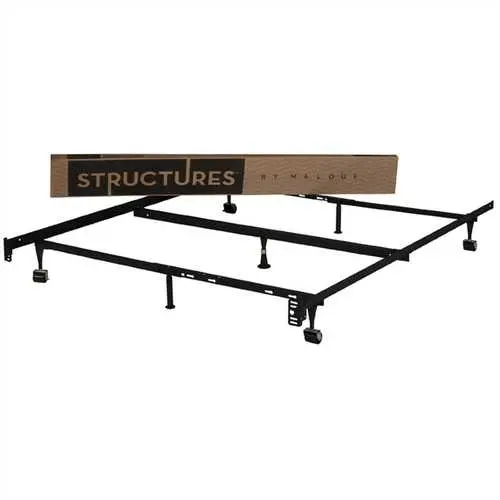 Universal Heavy-Duty Adjustable Bed Frame – Fits Twin, Full & Queen Mattresses 1
