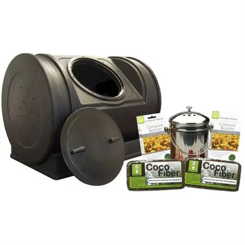 Usa-Made 52-Gallon Composting Bin Starter Kit 1