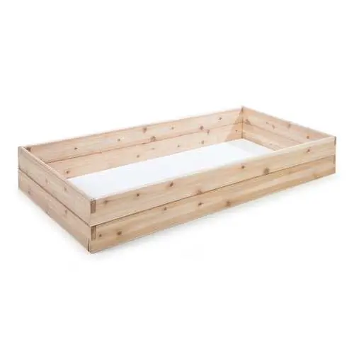 Usa-Made Cedar Raised Garden Bed – 6' X 3' Planter Frame For Sustainable Gardening 1