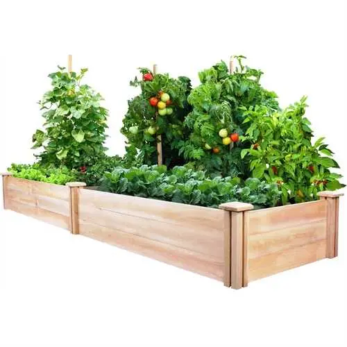 Usa-Made Cedar Raised Garden Bed Kit – 2 Ft X 8 Ft Planter Frame 1
