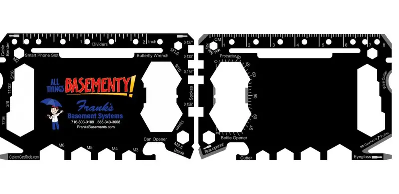 Utility-Focused Business Card Tool – Branded Model 1, Compact Form Factor 1