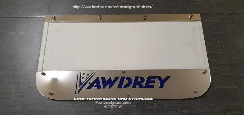 Vawdrey-Branded Stainless Steel Mudflap Counterweights 1