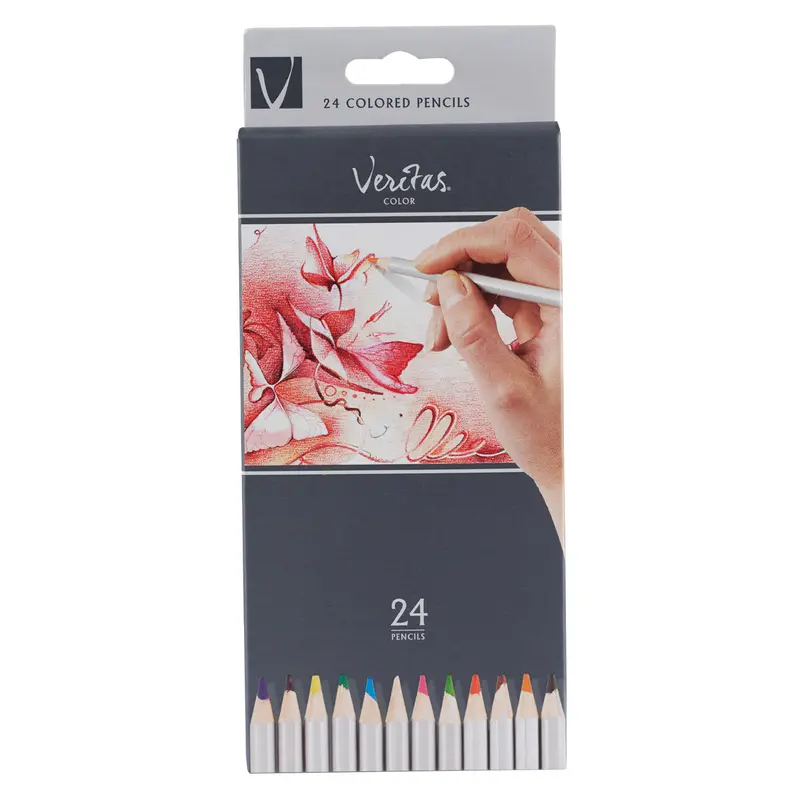 Veritas Premium Coloring Pencil Set – 24 Vibrant Colors 1