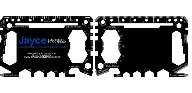 Versatile Custom Business Card – Multi-Tool Functionality, Model 1 1