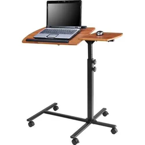 Wheeled Adjustable Laptop Standing Desk Cart 1