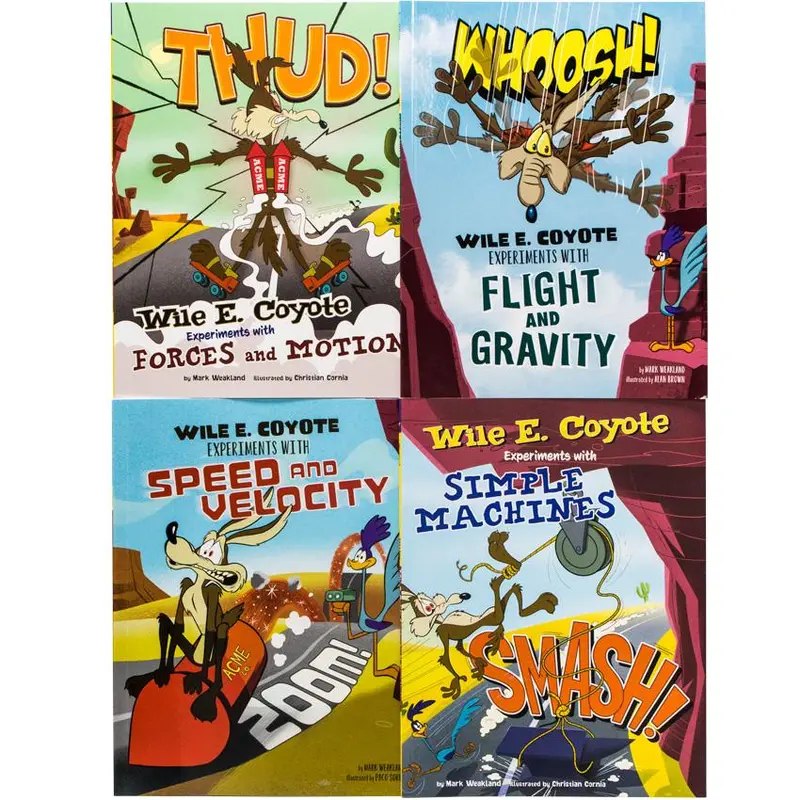 Wile E. Coyote’S Physical Science Lab: Four-Book Fun & Learning Series 1